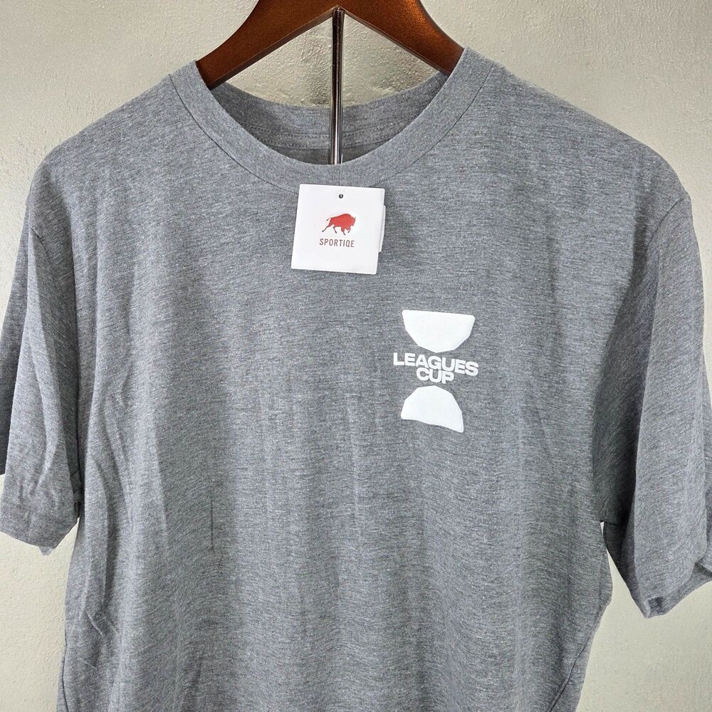 Sportiqe Leagues Cup 2024 MLS LIGA MX Soccer Graphic T Shirt Sz L